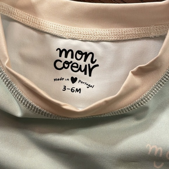 Mon Coeur Baby Rashguard Top size 3-6M - Picture 3 of 5